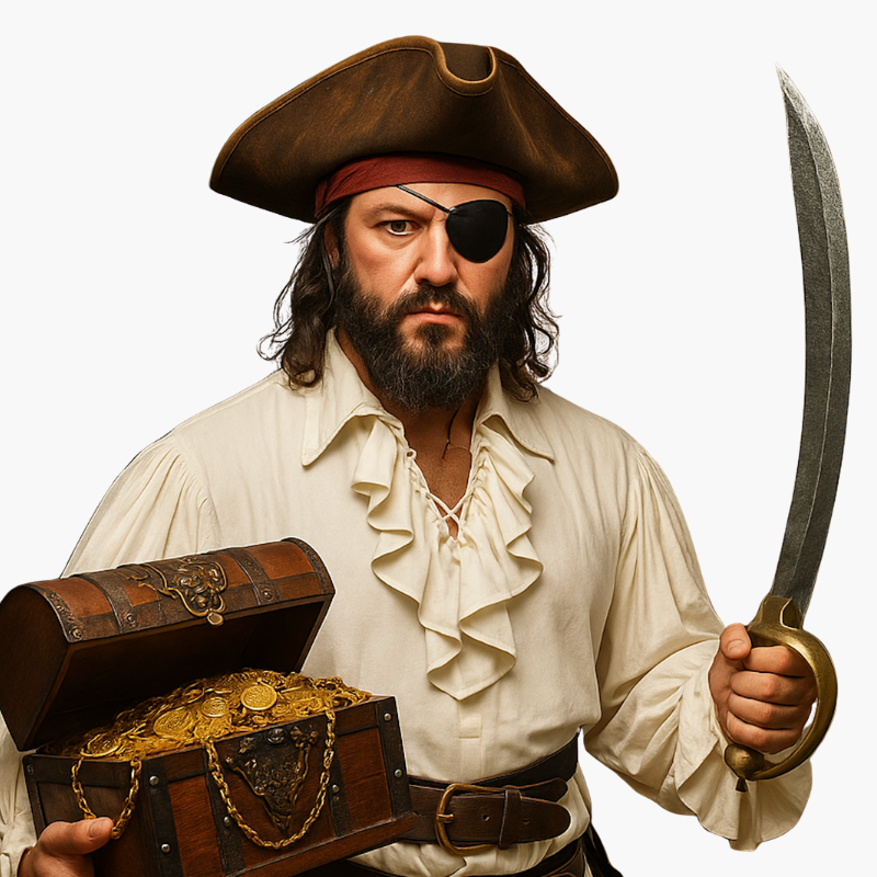 Chemise Pirate - Des Caraibes