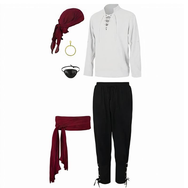 Déguisement pirate homme luxe