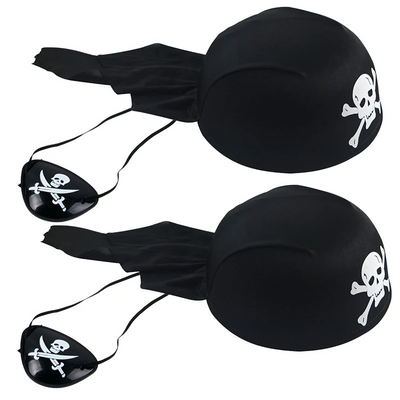 Ensemble pirate chapeau et cache oeil