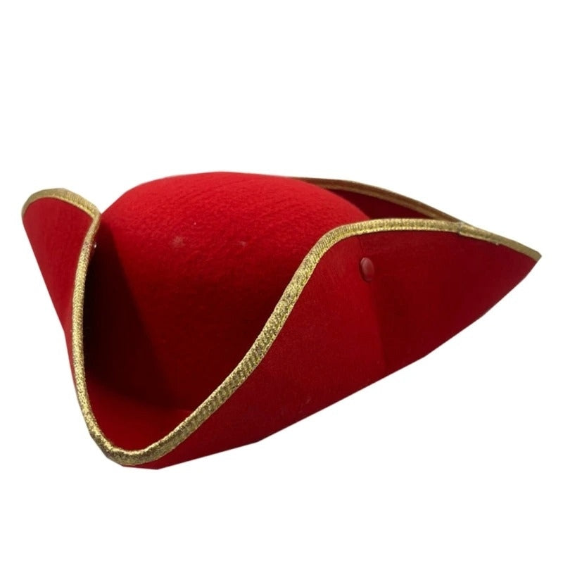 Chapeau de pirate rouge