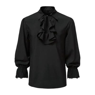 chemise a volant pirate