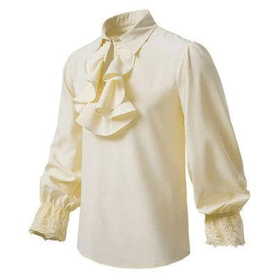 chemise a volant pirate