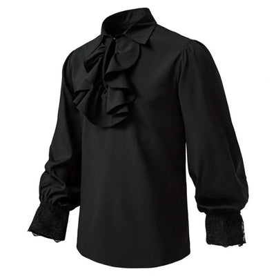 chemise a volant pirate