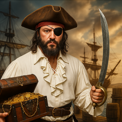 Chemise Pirate - Des Caraibes