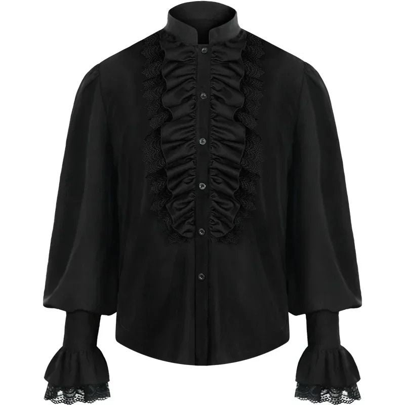 Chemise pirate homme noir
