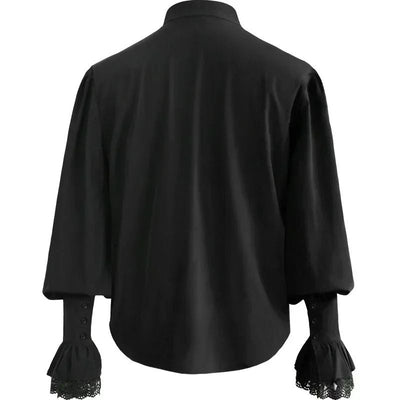 Chemise pirate homme noir