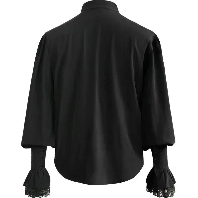 Chemise pirate homme noir