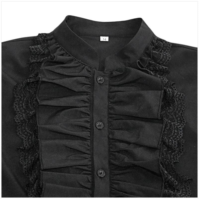 Chemise pirate homme noir