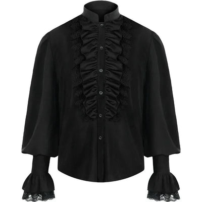 Chemise pirate homme noir