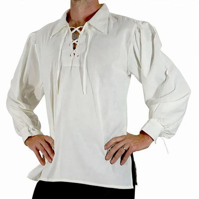 chemise-pirate-simple-blanche-face