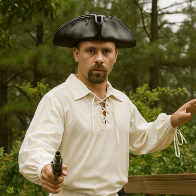 chemise-pirate-simple-blanche