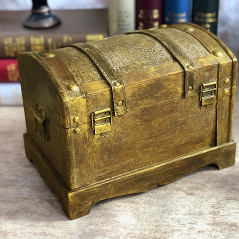 Coffre Pirate - Style Bois Ancien