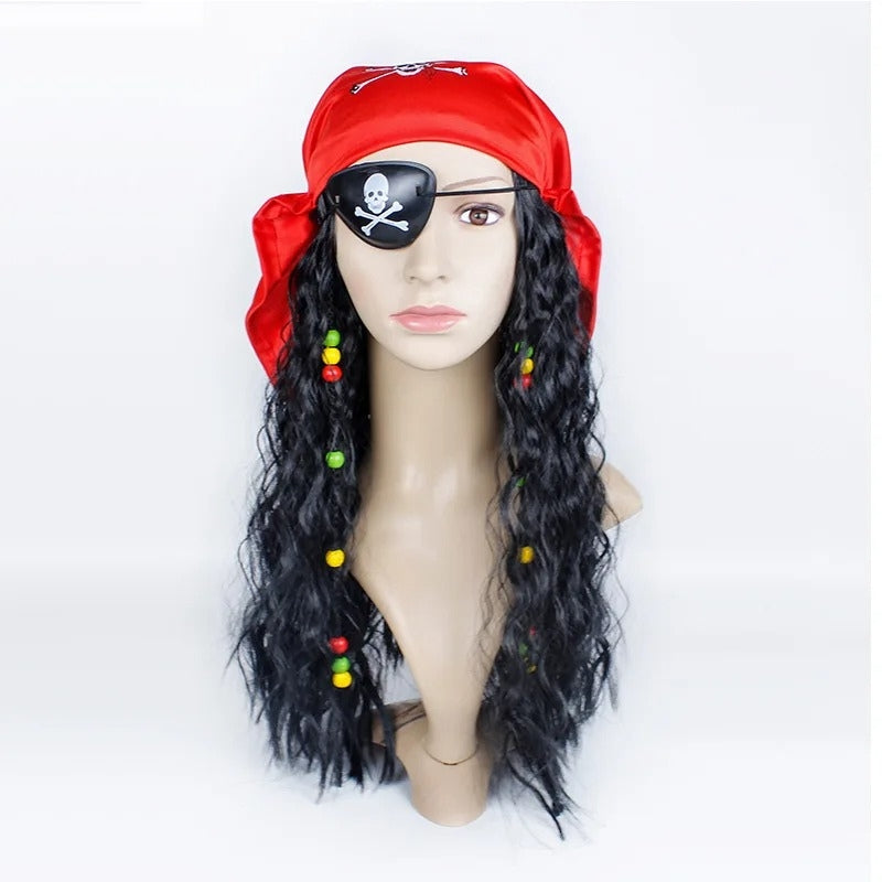 Perruque pirate femme