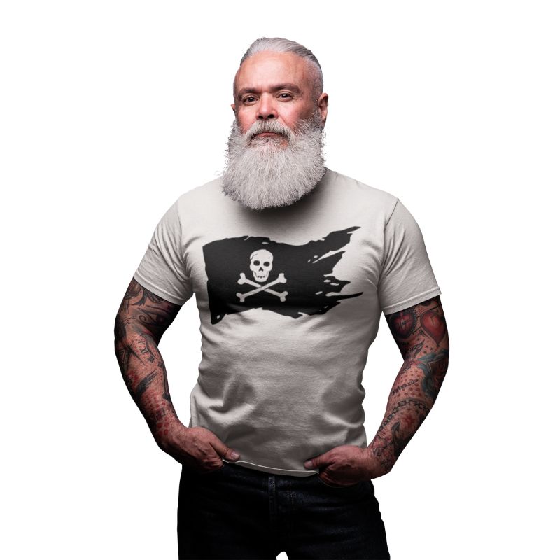T-Shirt Pirate - Drapeau Jolly Roger