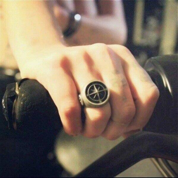 bague-pirate-boussole-marine