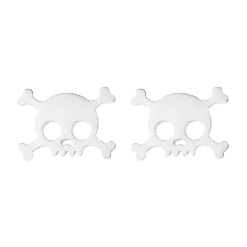 boucle oreille pirate noir