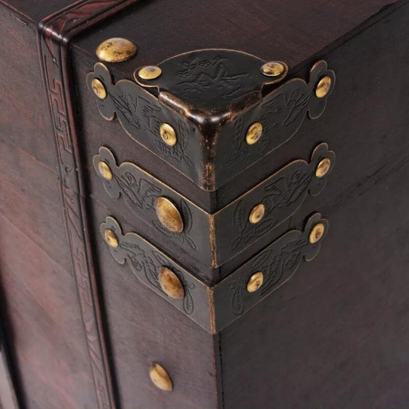 Coffre Pirate - Bois Ancien