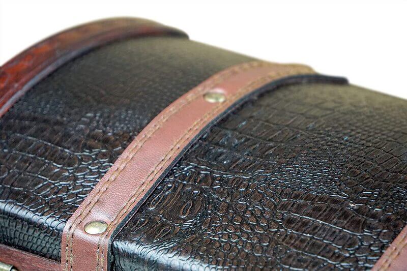Coffre Pirate - Cuir De Croco