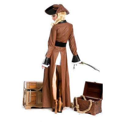Déguisement Pirate Femme - Marron