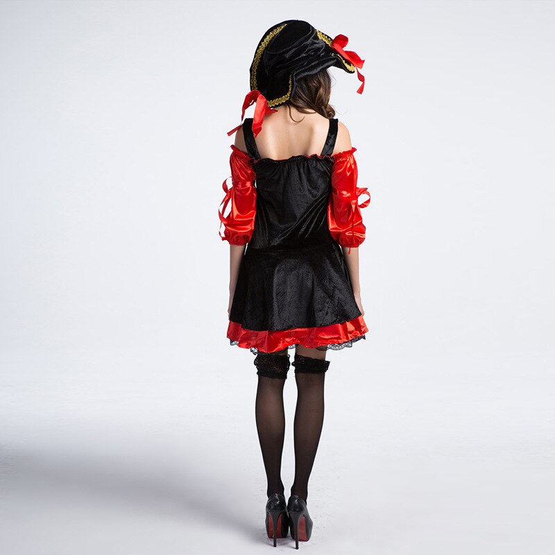 Déguisement Pirate Femme - Rouge